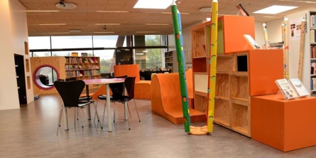 Biblioteket på Næshøjskolen